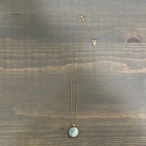 Blue/White Ying-Yang Necklace